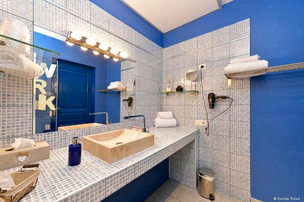Chambres d'Hôtes La Filature - غرفة مزدوجة مع حمام خاص