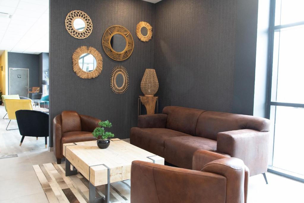Posezení v ubytování ibis Styles Contres-Cheverny