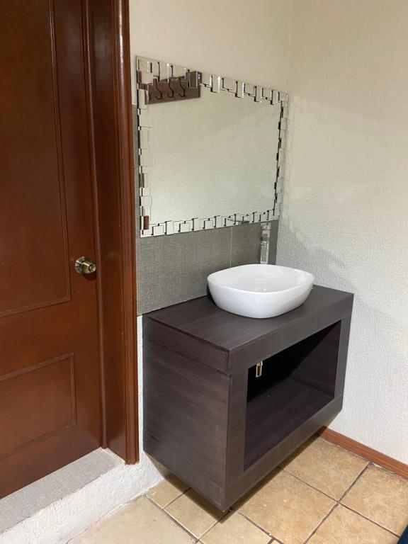 Koupelna v ubytování Hotel Orquídea
