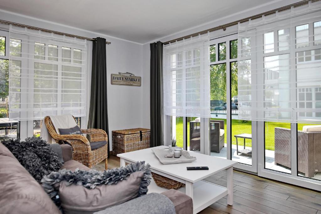 Posezení v ubytování Linden-Palais Wohnung 09