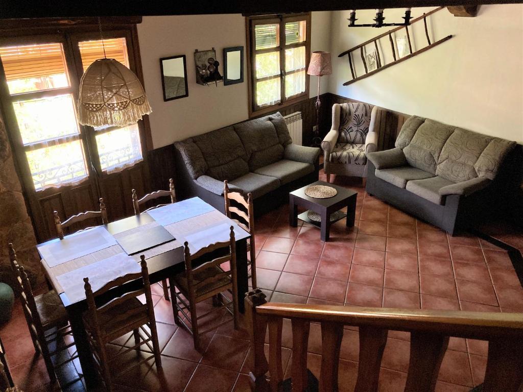 Posezení v ubytování Casa rural Adelaida