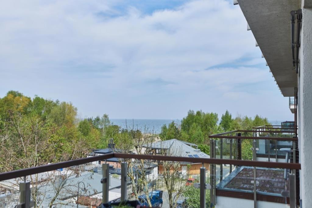 Balkón nebo terasa v ubytování Apartamenty Świnoujście - Baltic Park