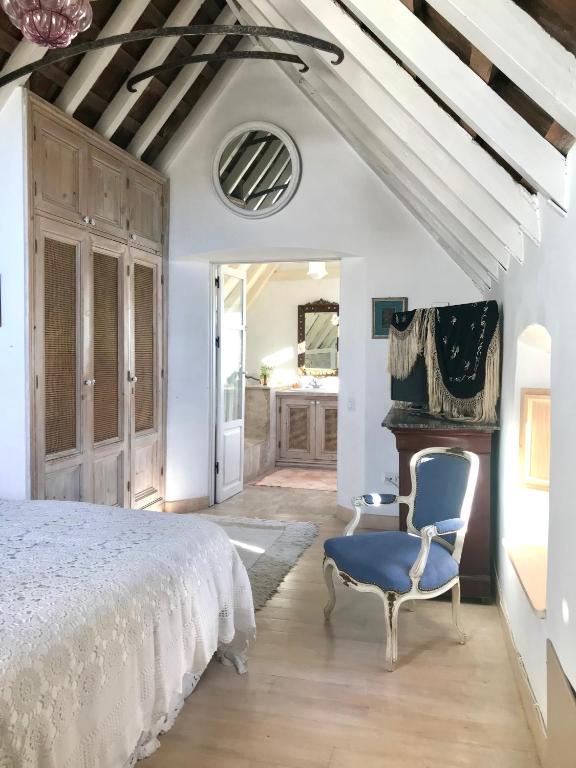 Posteľ alebo postele v izbe v ubytovaní CASA PUERTA AZUL Absolutely the Best of Vejer! Casas Vejer Debra