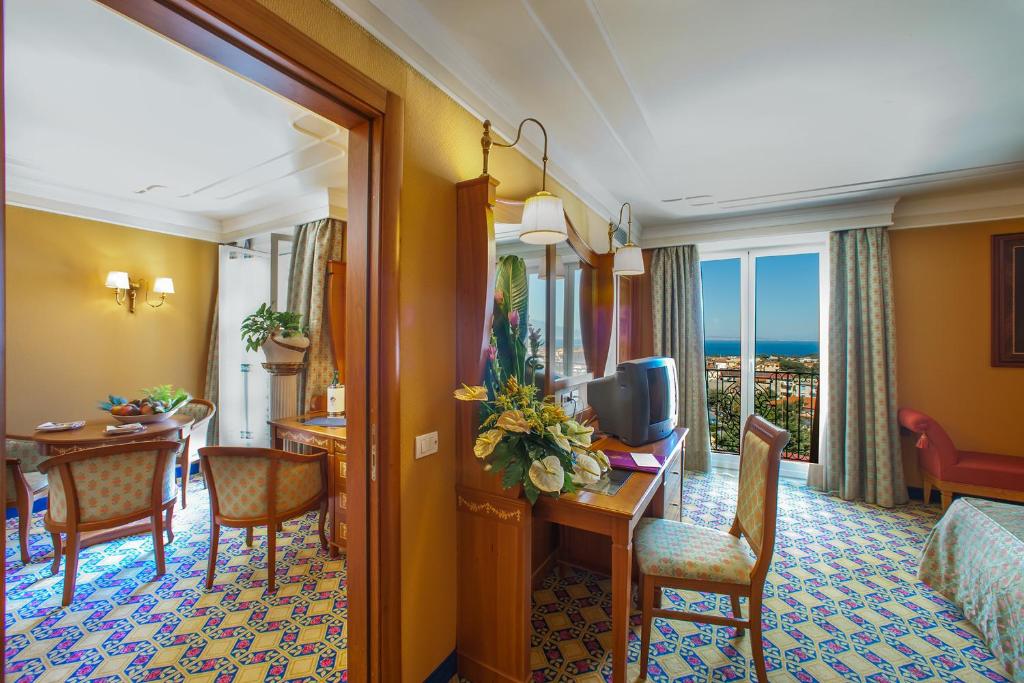 Posezení v ubytování Grand Hotel La Pace - All Inclusive