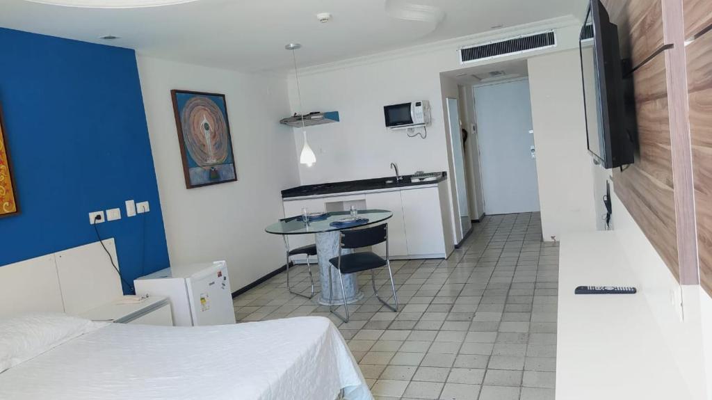  Lindo flat no Golden Beach com vista para a praia