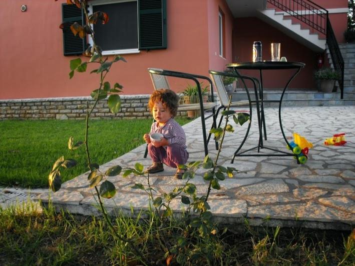Zahrada ubytování Spasmeni Vrisi