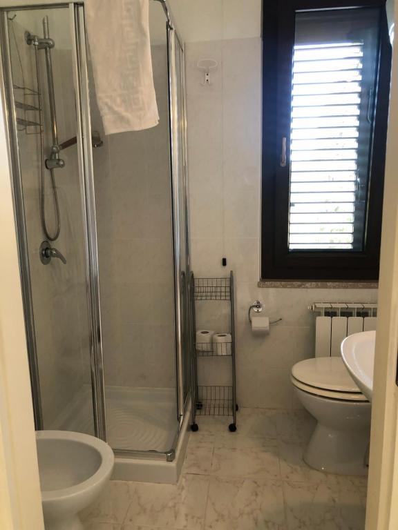 Koupelna v ubytování Casa di Rebecca