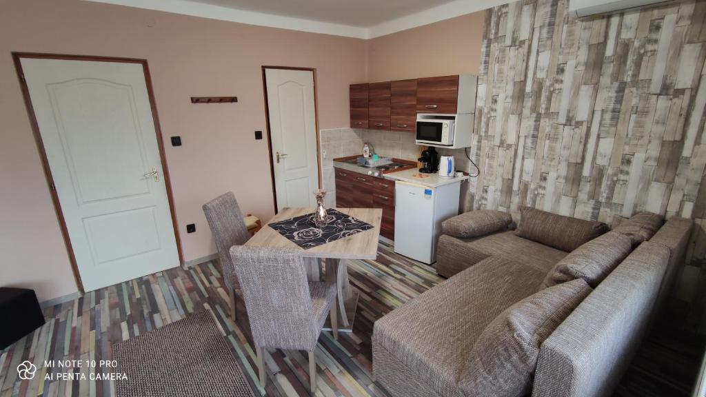 Posezení v ubytování Apartman Edit