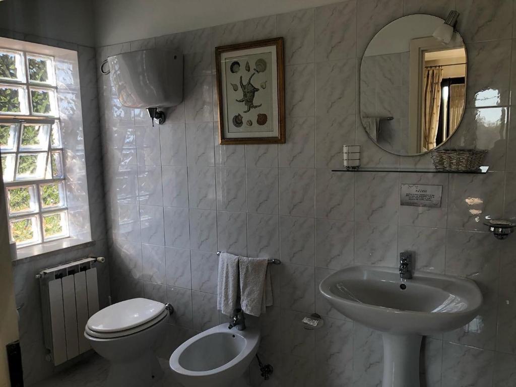 Koupelna v ubytování Casa di Rebecca