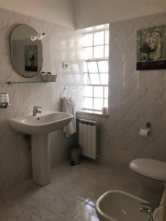 Koupelna v ubytování Casa di Rebecca