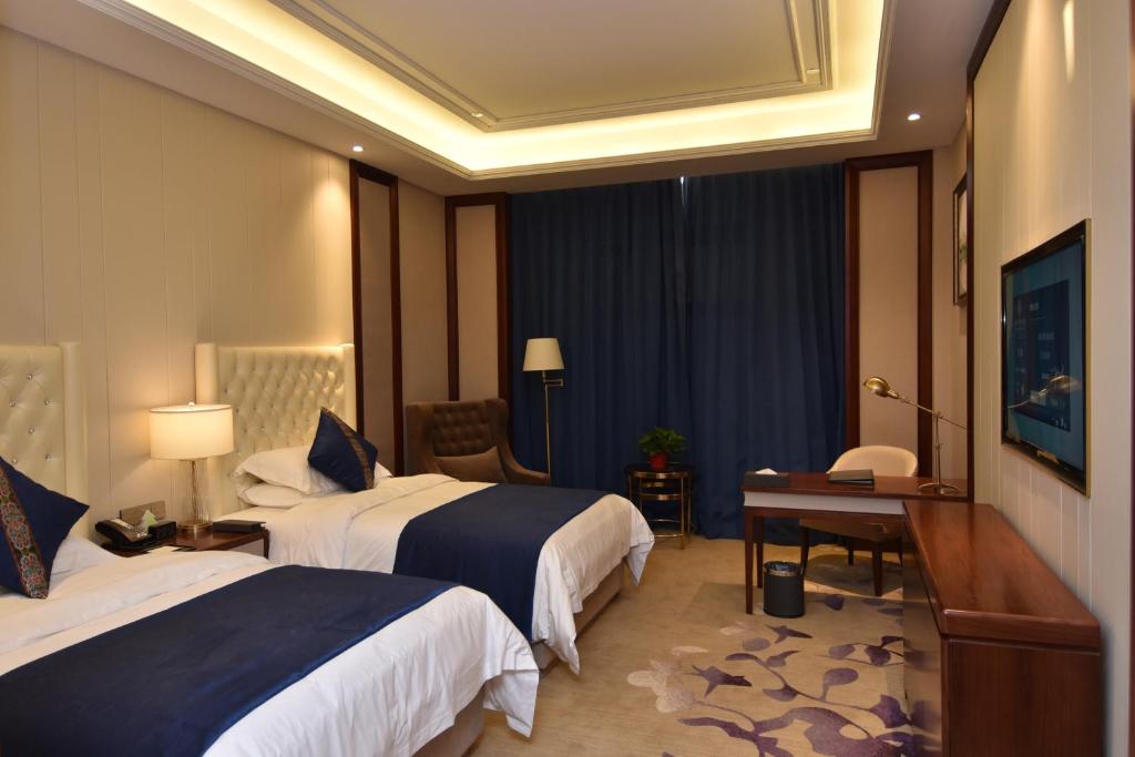 Taizhou Haiyan Jinling International Hotel - Habitación Gemela De Lujo