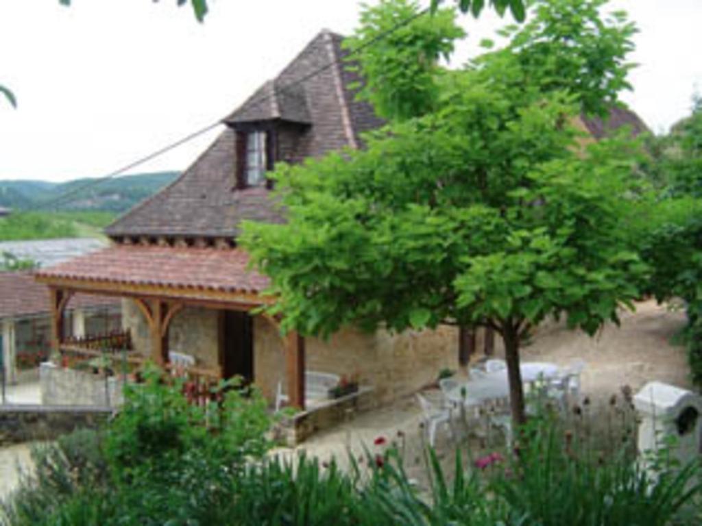 a large house with a tree in front of it at Gîte Domme, 5 pièces, 8 personnes - FR-1-616-23 in Domme