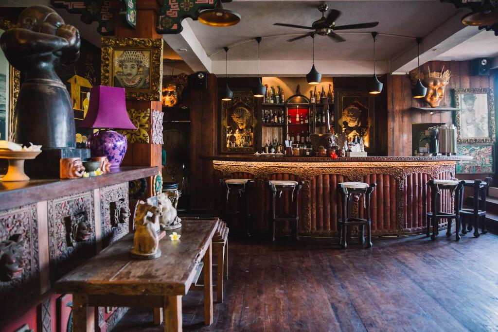 Lounge nebo bar v ubytování Hotel Tugu Bali