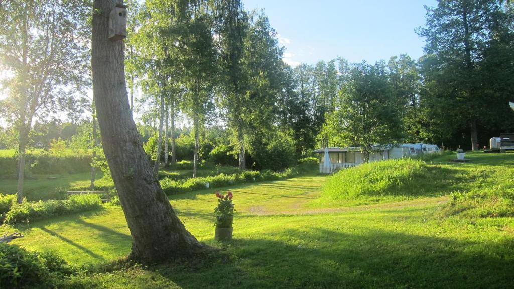 Zahrada ubytování Sikhall Camping