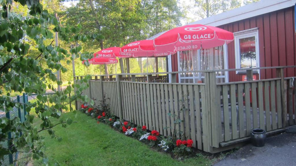 Zahrada ubytování Sikhall Camping