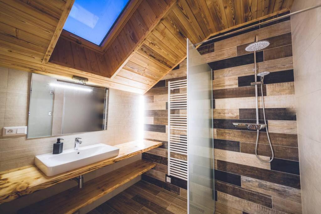 Koupelna v ubytování Chalet Zuberec