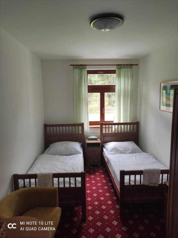 Letto o letti in una camera di Farma Hory