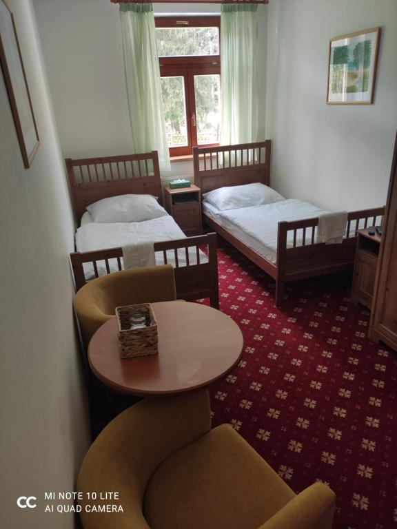 Letto o letti in una camera di Farma Hory