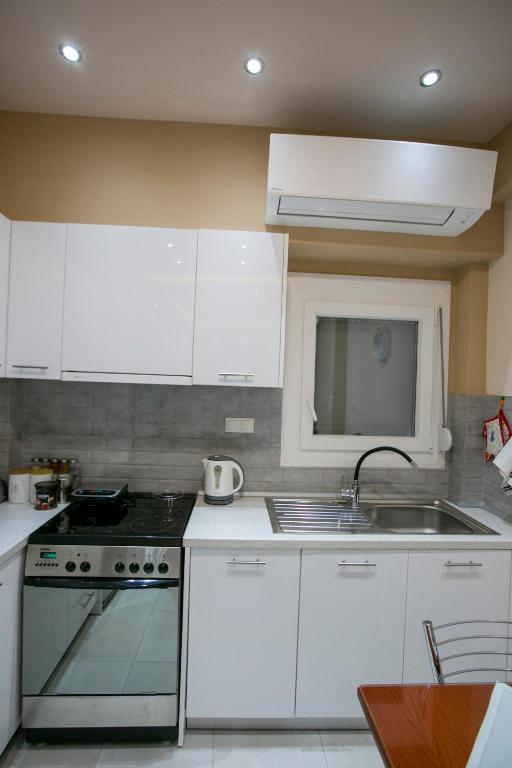 Kuchyň nebo kuchyňský kout v ubytování Moza House