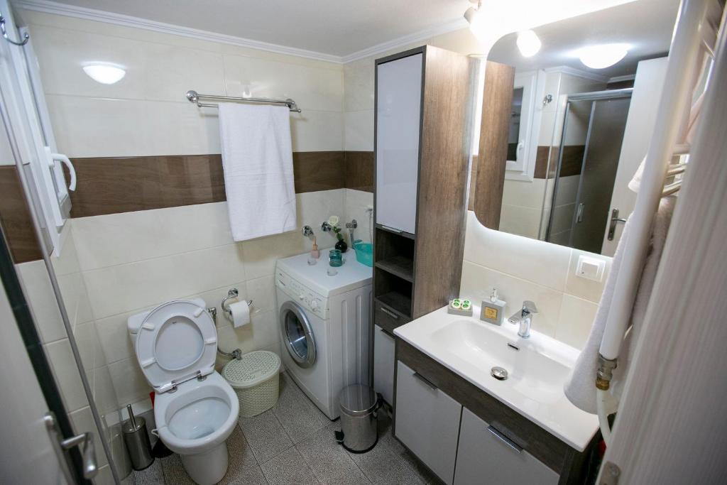 Koupelna v ubytování Moza House