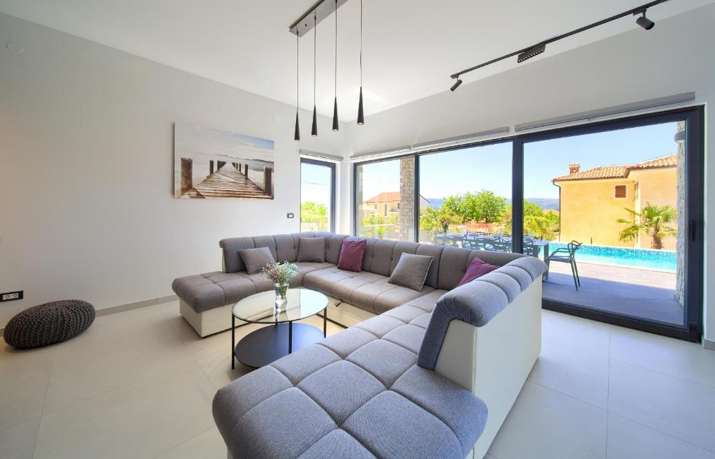 Posezení v ubytování Holiday house VILLA LUCIJA