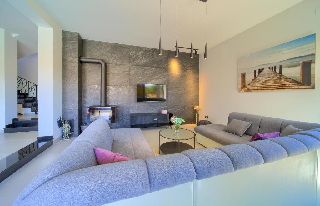 Posezení v ubytování Holiday house VILLA LUCIJA