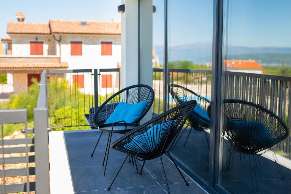 Balkón nebo terasa v ubytování Holiday house VILLA LUCIJA