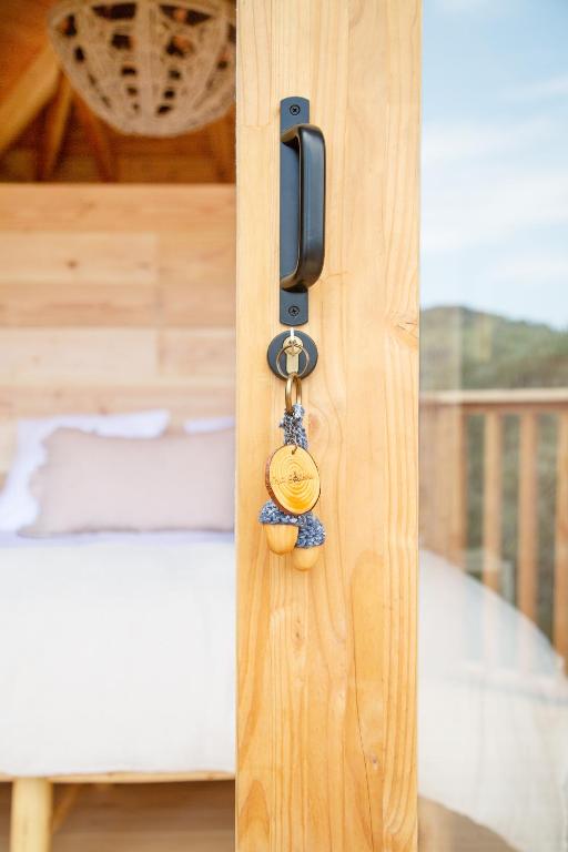 Postel nebo postele na pokoji v ubytování Nits de Bosc