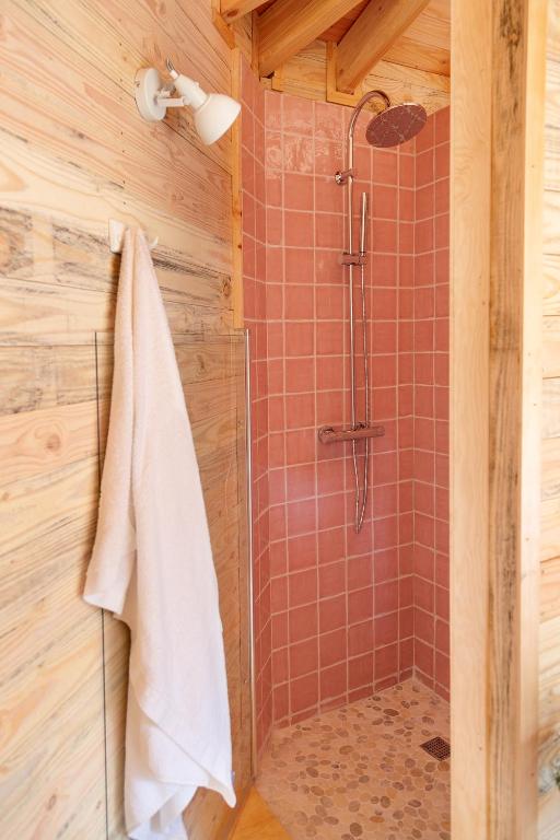 Koupelna v ubytování Nits de Bosc