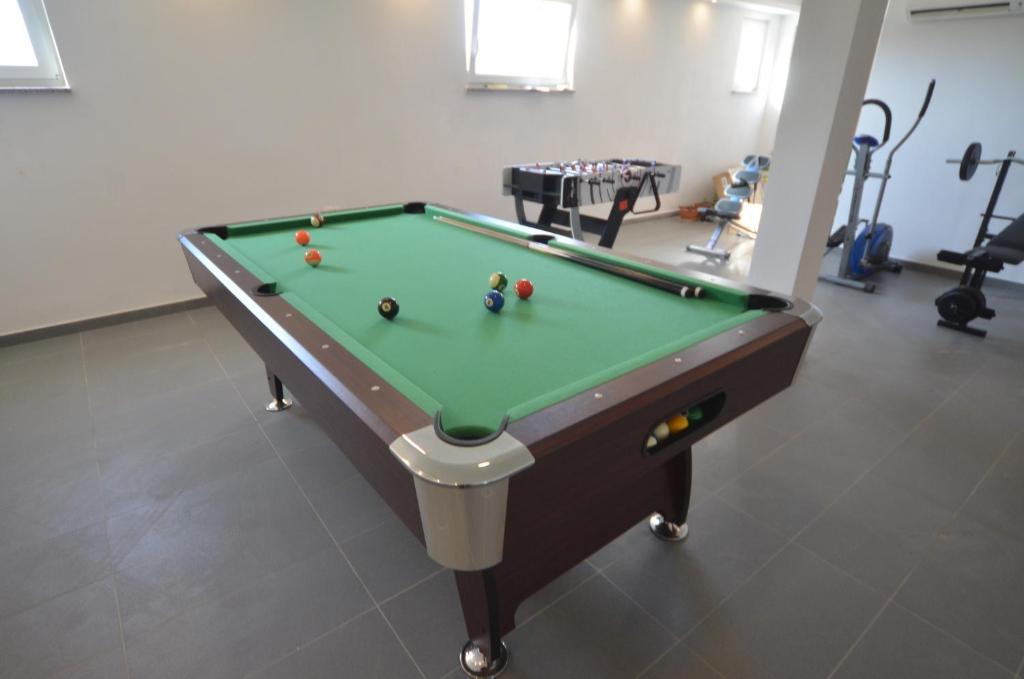 Biliár nebo kulečník v ubytování Villa Margherita