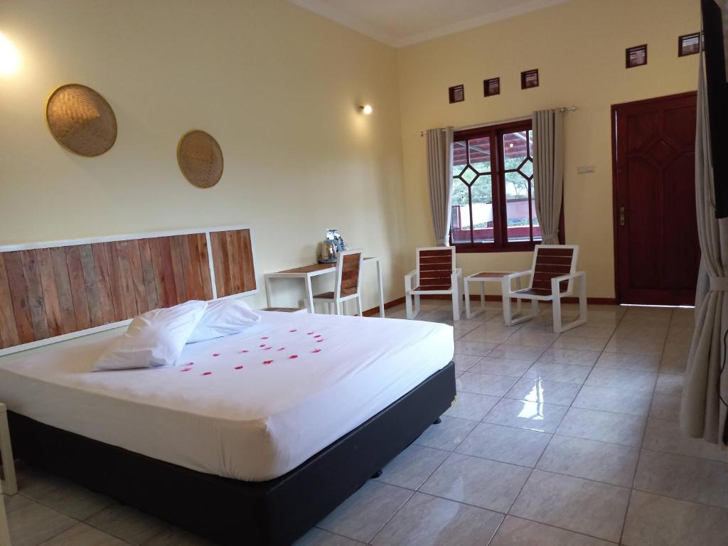 Postel nebo postele na pokoji v ubytování SUWON homestay