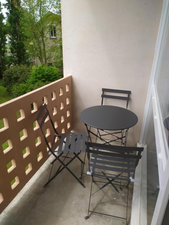 Balkón nebo terasa v ubytování appartement 8 couchages 3 chambres