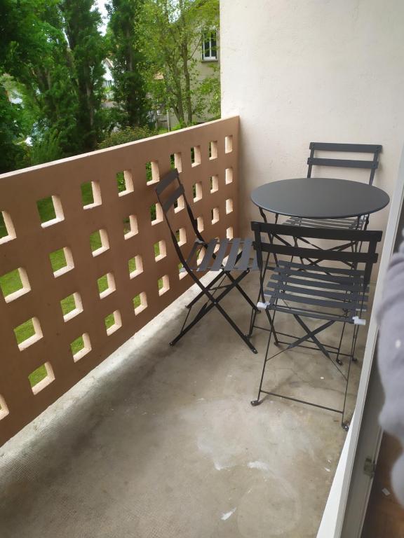 Balkón nebo terasa v ubytování appartement 8 couchages 3 chambres