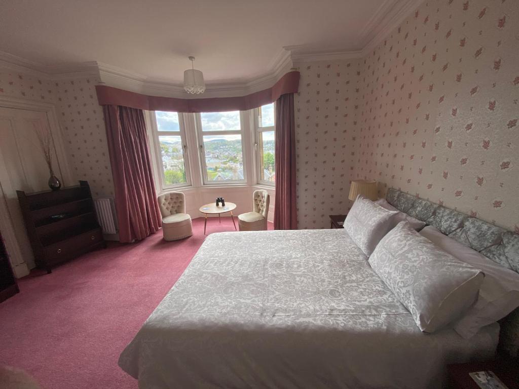 Letto o letti in una camera di Dunrigh Guest House