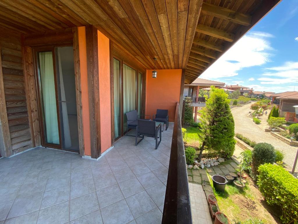 Balkón nebo terasa v ubytování Sozopolis Holiday Village