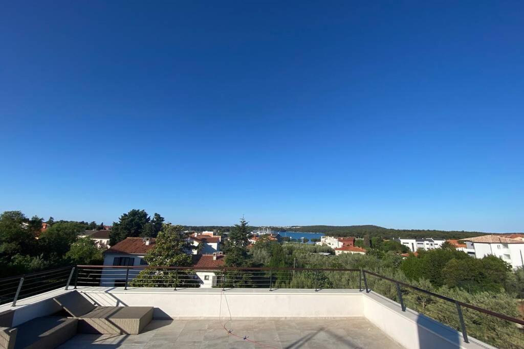 a view from the roof of a house at Medulin luxury apartment in Medulin