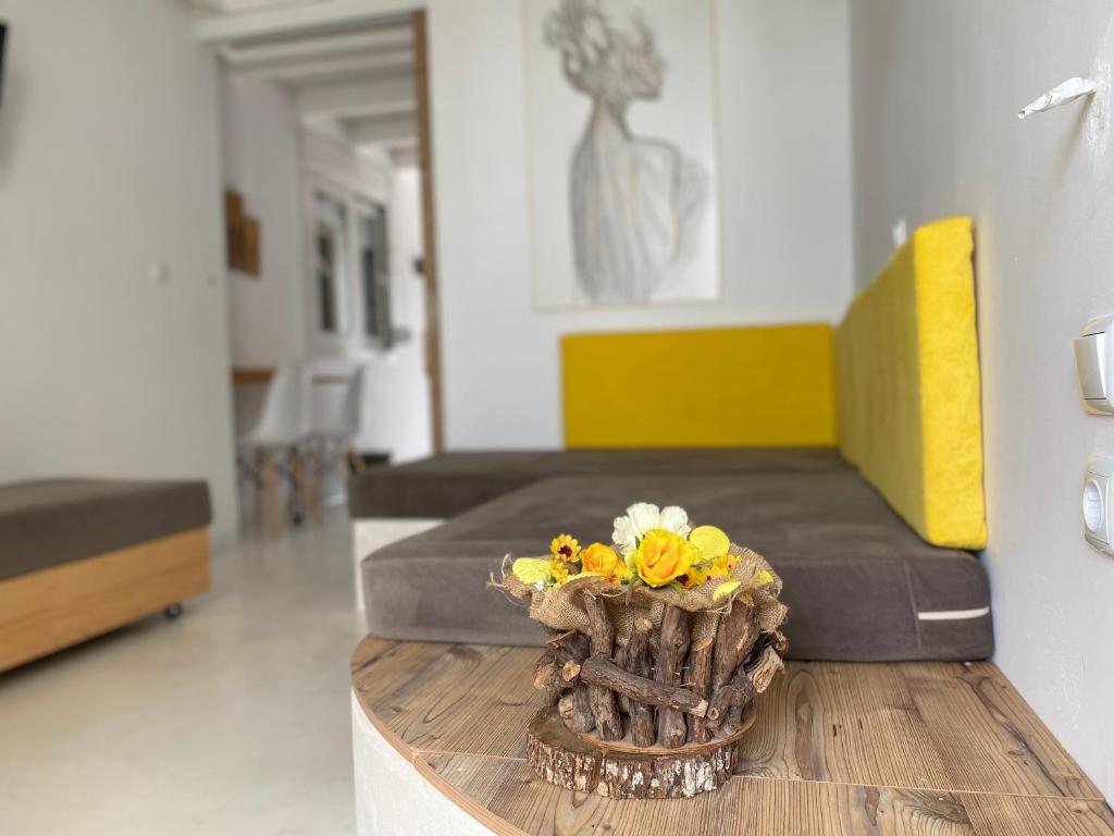 Posedenie v ubytovaní Casa di Greco