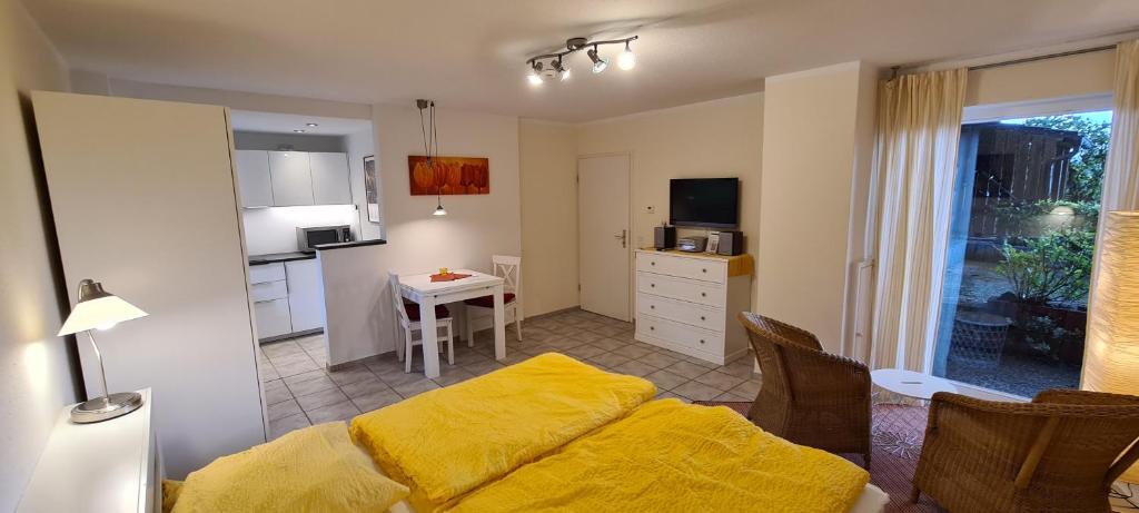 Kuchyň nebo kuchyňský kout v ubytování Ferienwohnung "Tecklenburger Augenblicke"
