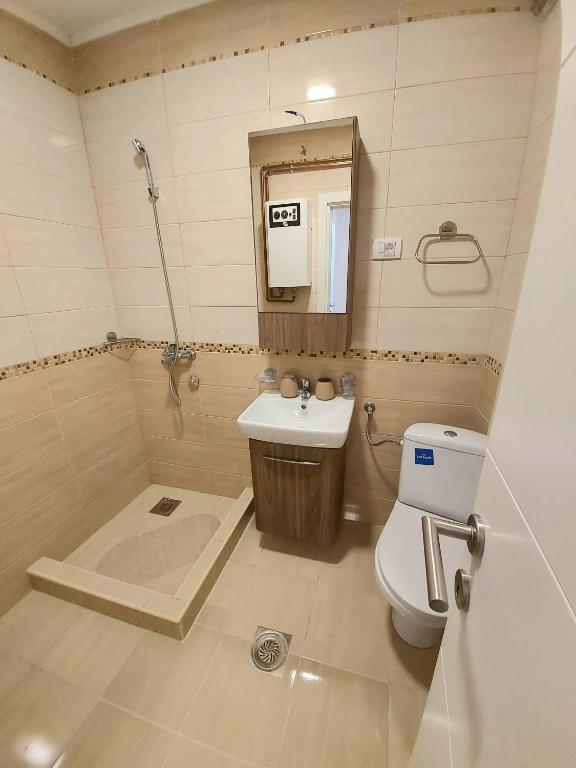 Koupelna v ubytování Apartmani Tarsko Jezero Nova Vezanja