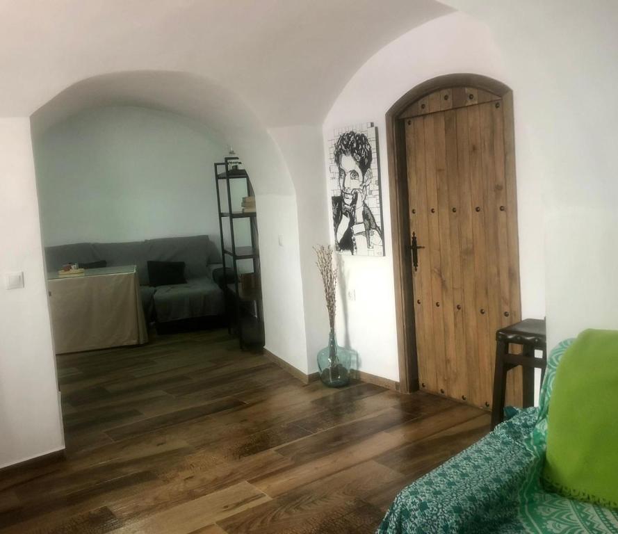 Posezení v ubytování Cueva Ramón