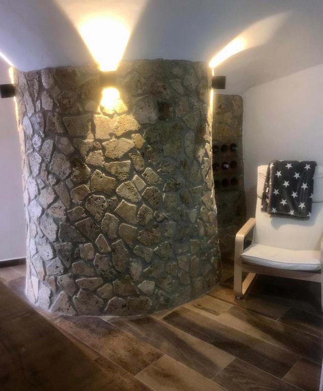 Posezení v ubytování Cueva Ramón