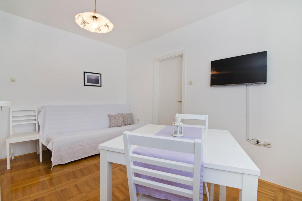 TV a/nebo společenská místnost v ubytování Apartmani i sobe Josica