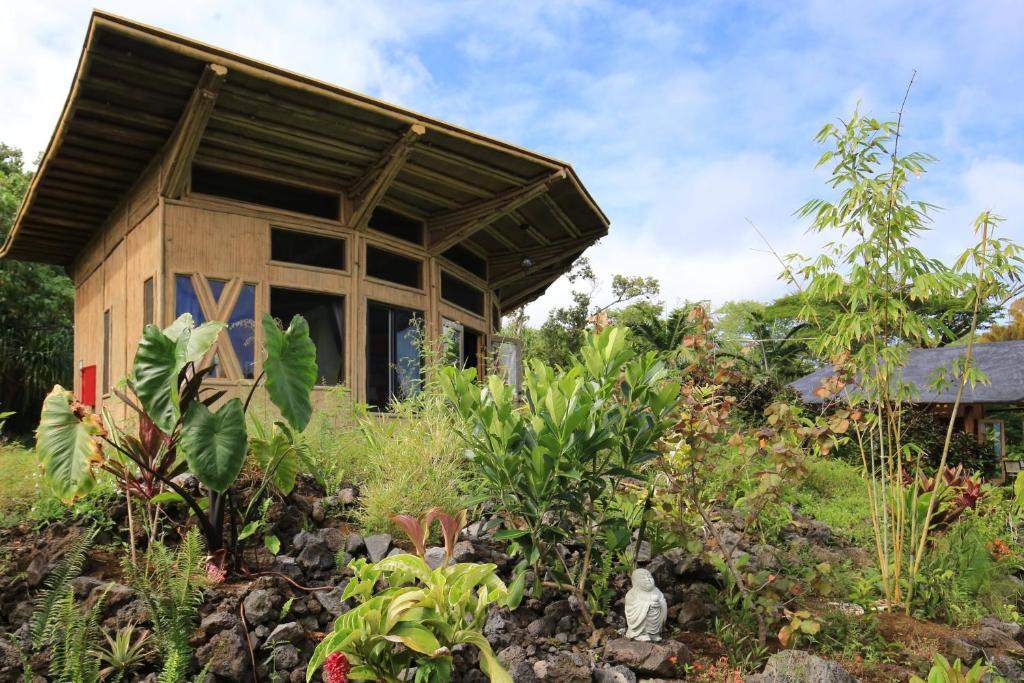 Zahrada ubytování Kalani Oceanside Retreat