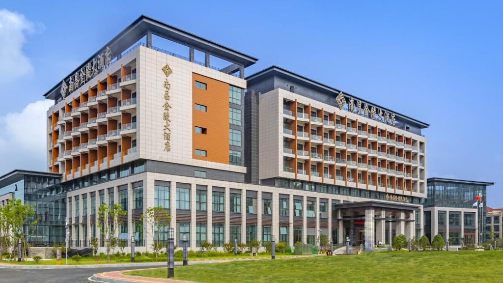 a rendering of a hotel building at Jinling Grand Hotel Nanchang in Nanchang