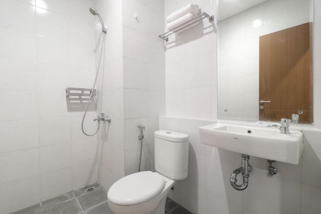 Koupelna v ubytování Mendjangan Residence