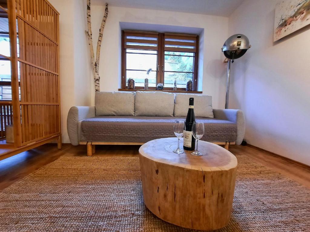 Posezení v ubytování Apartmán Na Svahu, Krkonoše