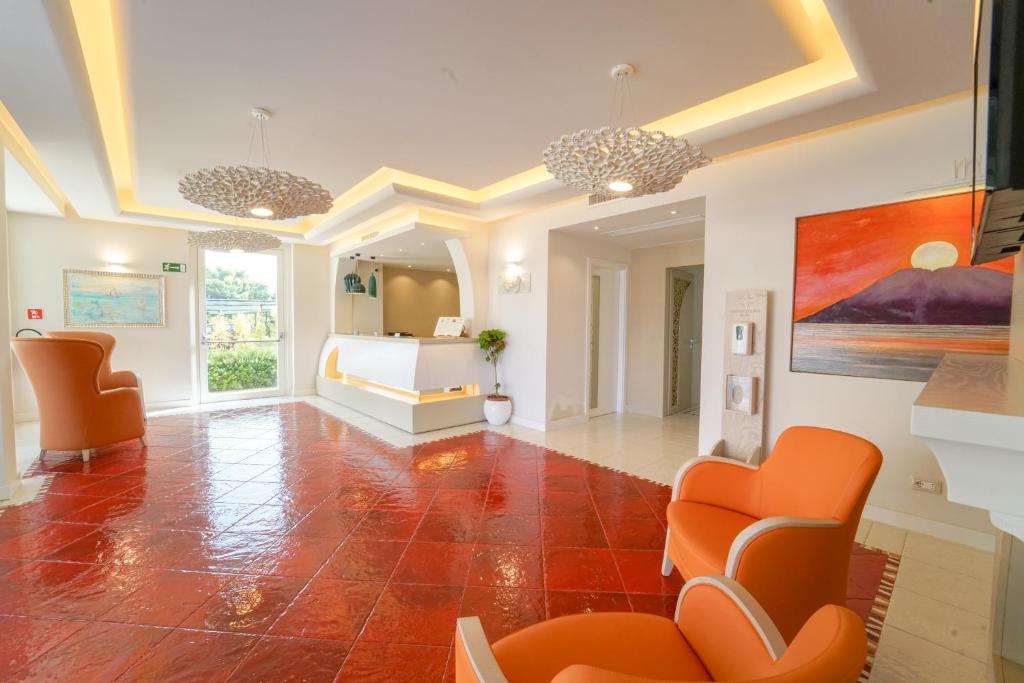 Posezení v ubytování Suite Hotel L'Oasi di Riaci