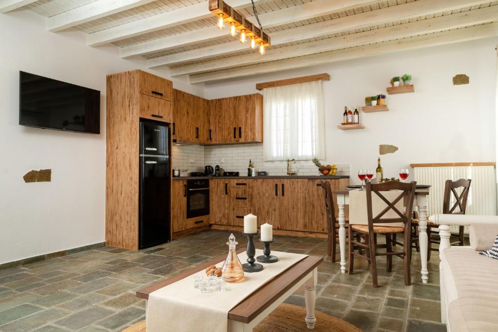 A kitchen or kitchenette at Naxian Icon Luxury Residence