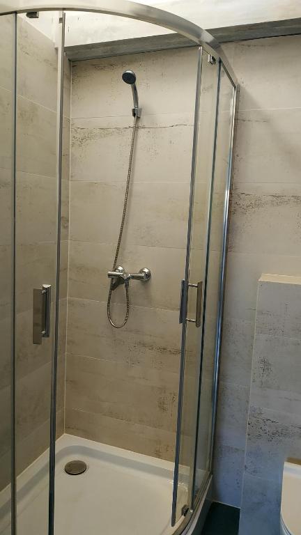 Kúpeľňa v ubytovaní Apartament Witkacego Czerwony