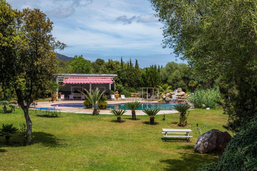 Zahrada ubytování Villa Ribot